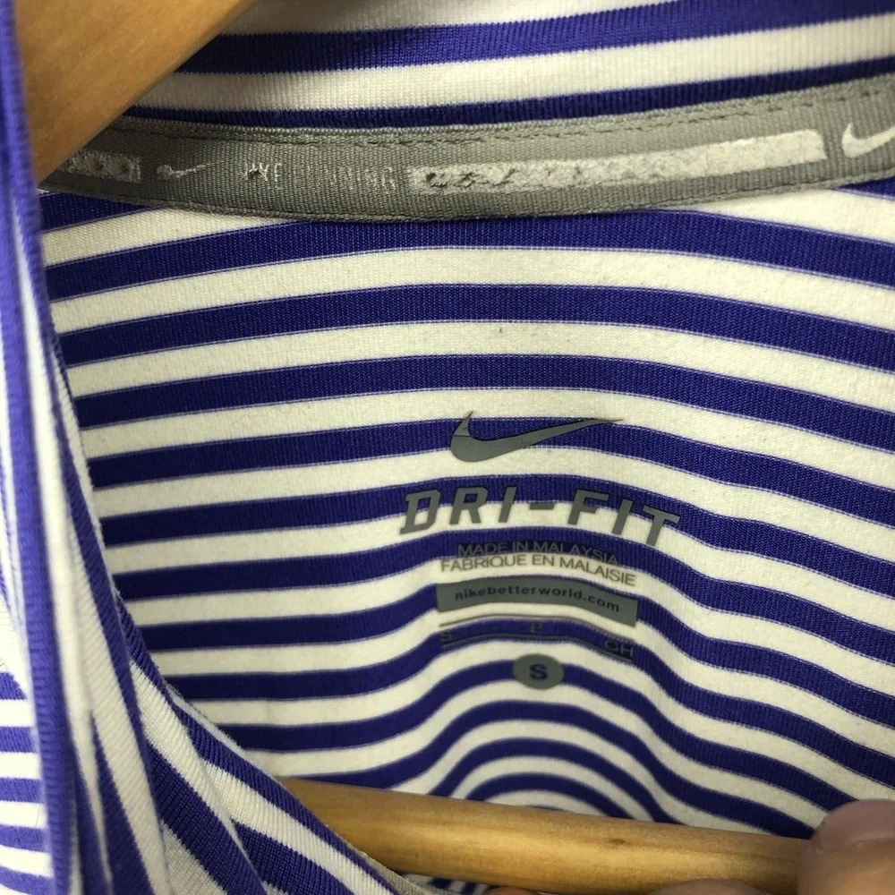 Nike Running striped long-sleeved dri fit shirt S - Picture 5 of 5